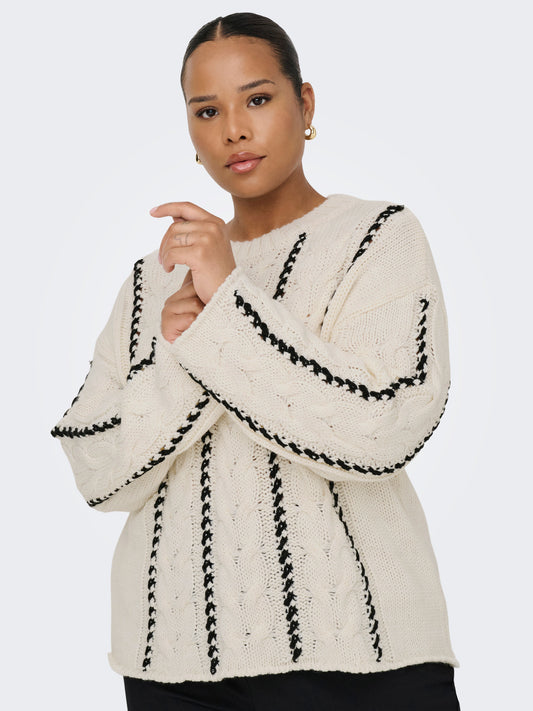 Pull en maille torsadée - Pull Tessa