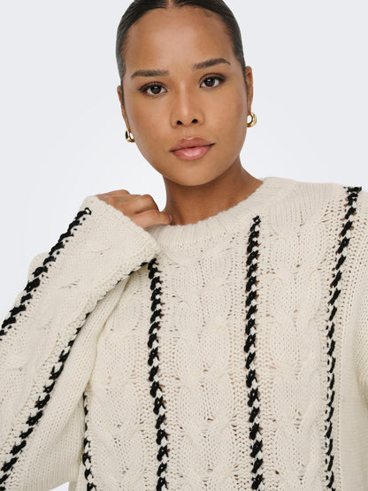 Pull en maille torsadée - Pull Tessa