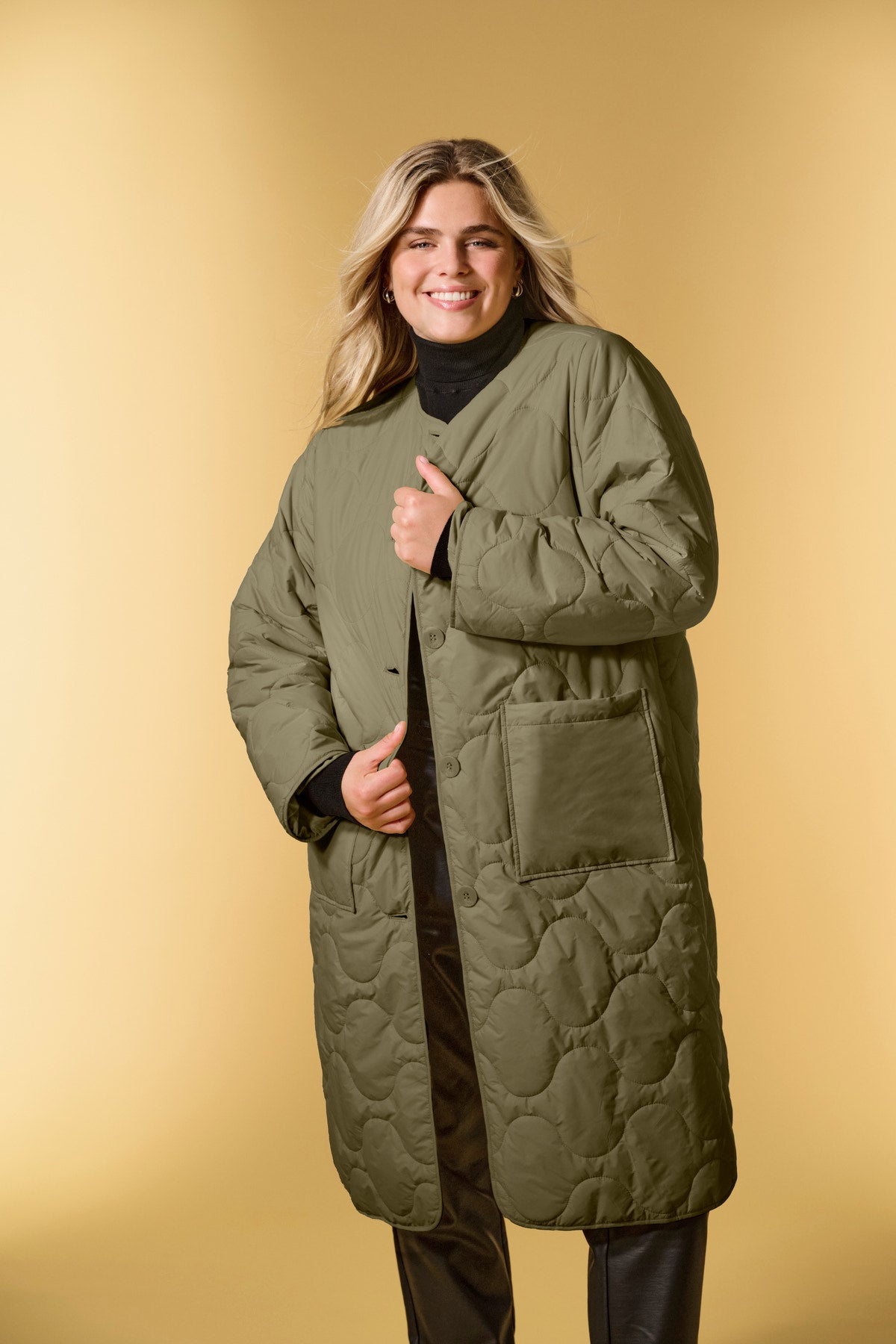 Manteau matelassé long - Veste Sandy