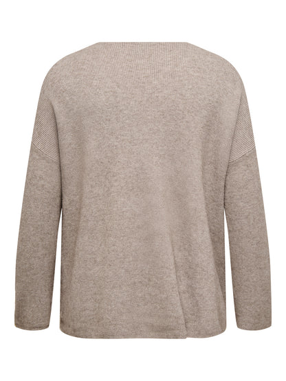 Pull col V - Ensemble en maille Ibi