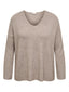 Pull col V - Ensemble en maille Ibi