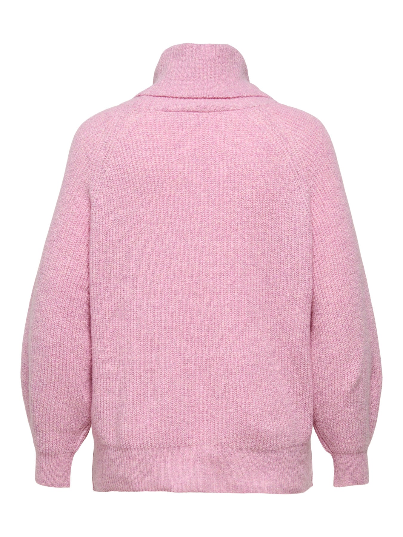 Pull Whitney – Pull col roulé rose poudré