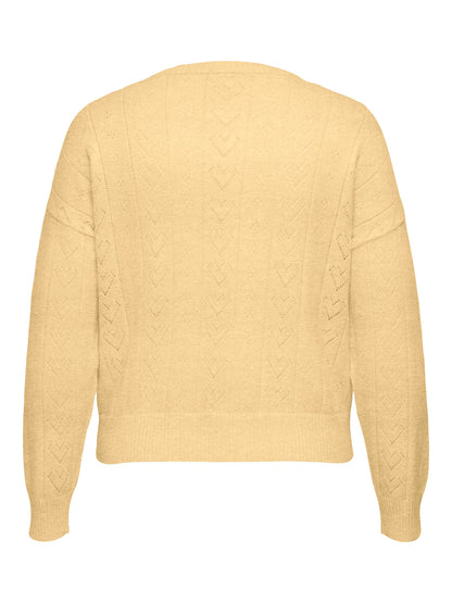 Pull Isa – Pull ajouré à motifs cœur