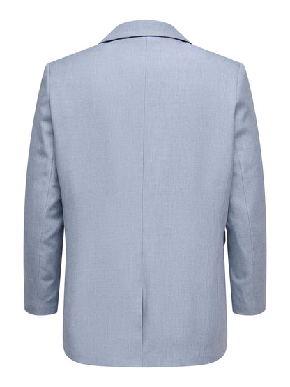 packshot blazer bleu clair vu de dos
