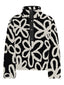 Veste moumoute à fleurs - Veste Amy