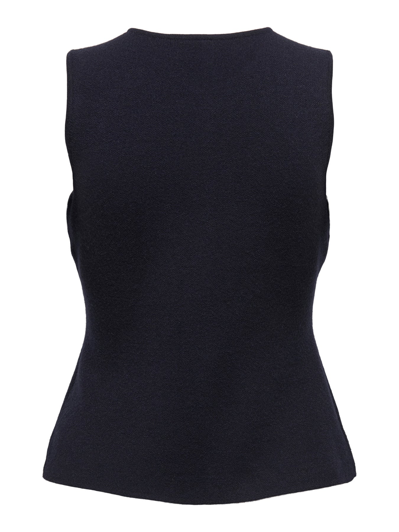 Gilet Louna – Gilet sans manches bleu marine à boutons martelés