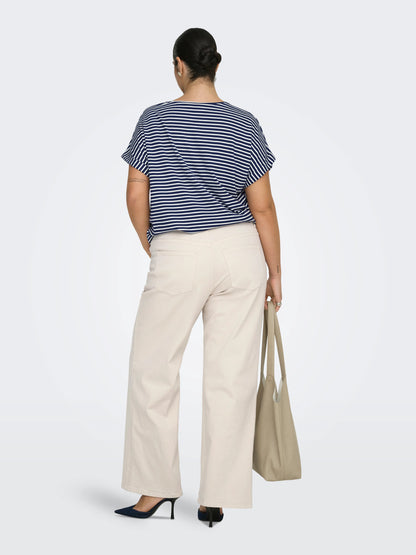 Jean Juicy - Coupe wide taille haute