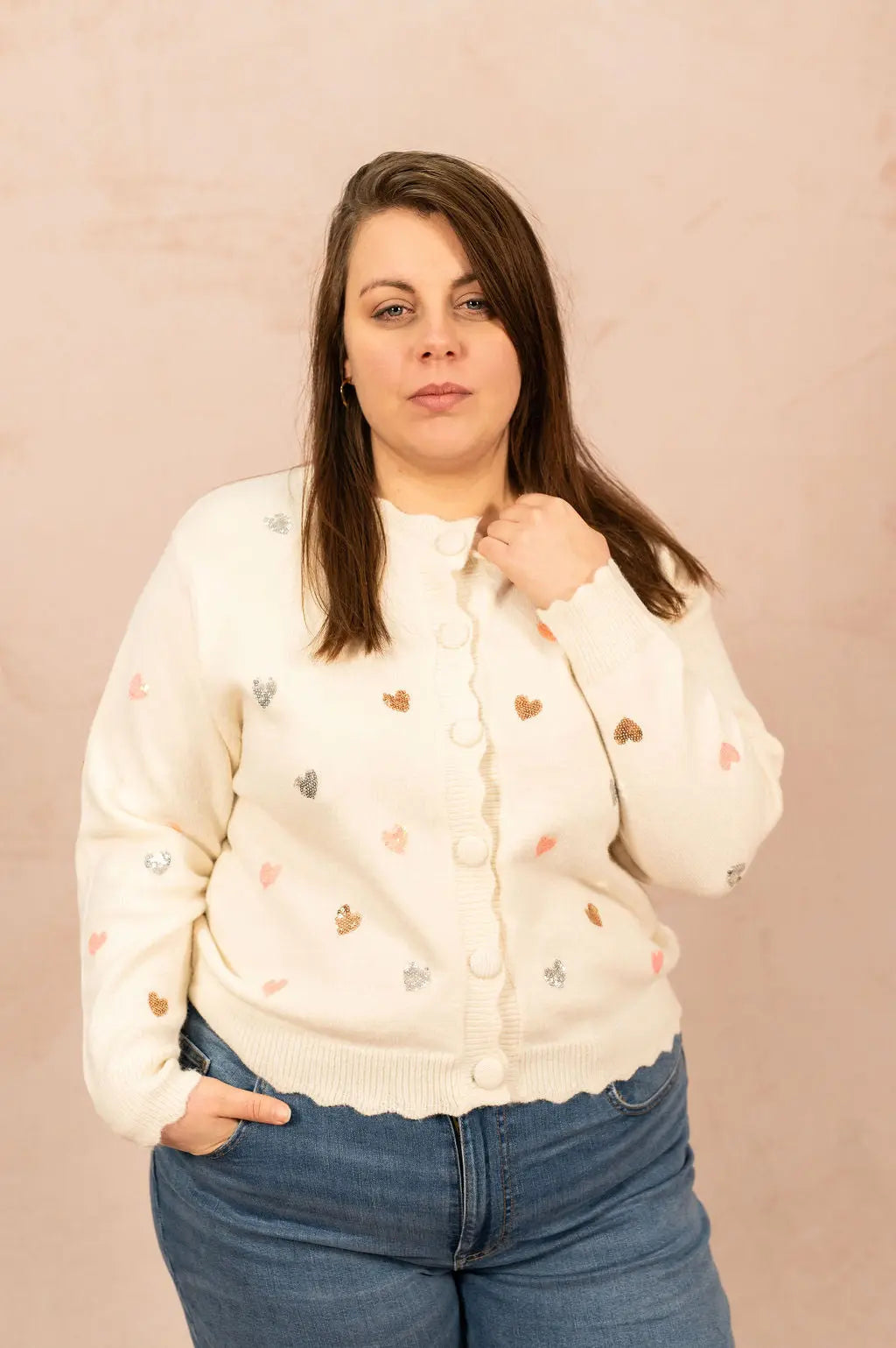 GILET MURIEL - grande taille -  LAÏLLA