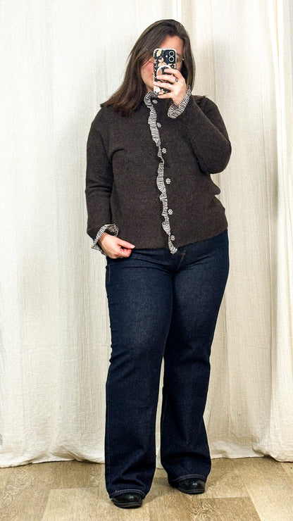 Jean Sina – Jean brut coupe wide leg