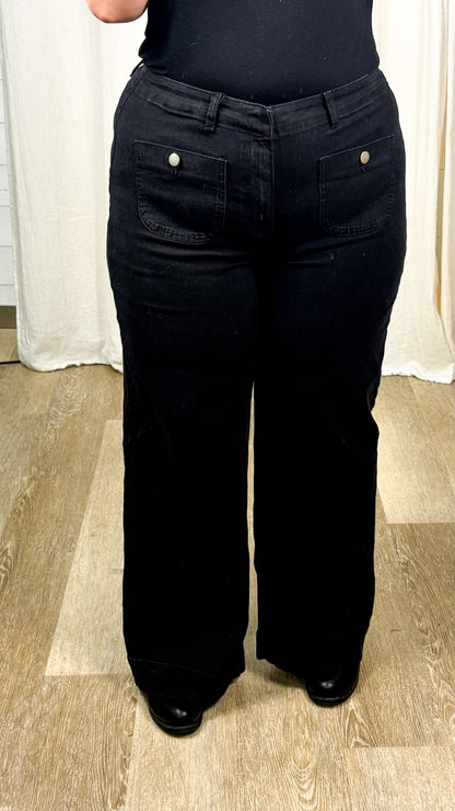 Jean Kayla – Jean wide leg femme