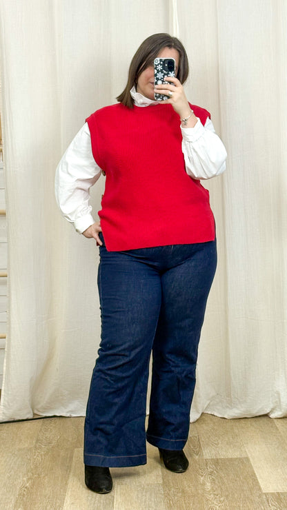 Pull Adèle – Pull sans manches femme