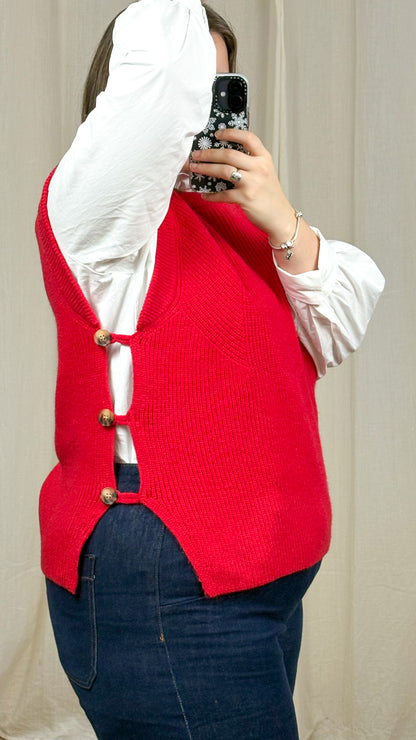 Pull Adèle – Pull sans manches femme