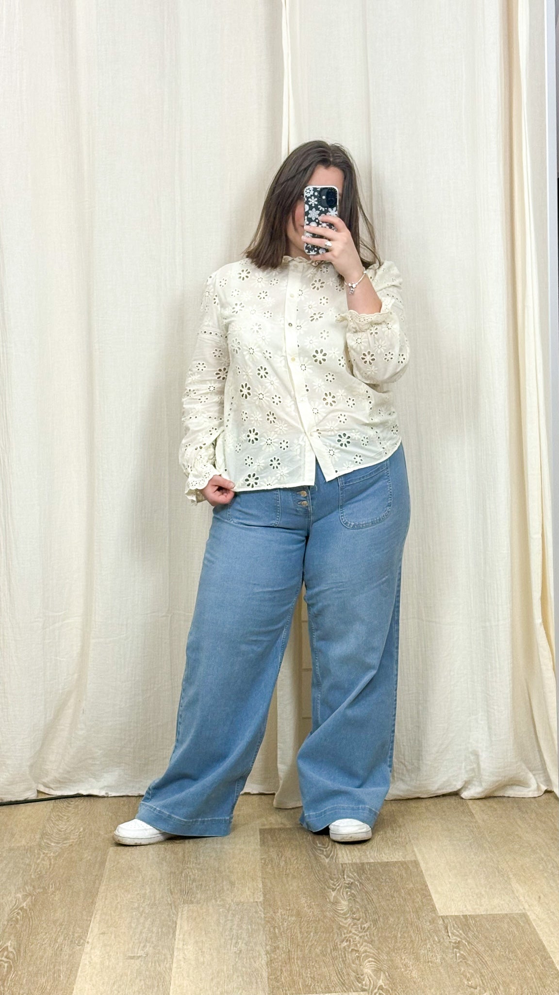 Blouse Mindy - Blouse en broderie anglaise