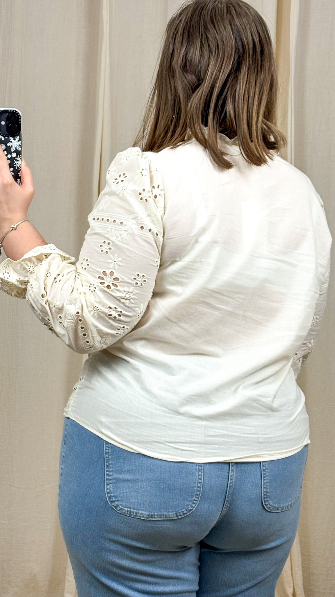 Blouse Mindy - Blouse en broderie anglaise