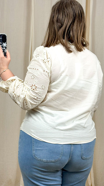 Blouse Mindy - Blouse en broderie anglaise