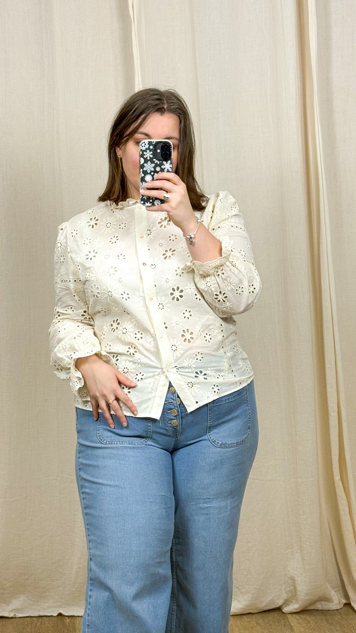 Blouse Mindy - Blouse en broderie anglaise