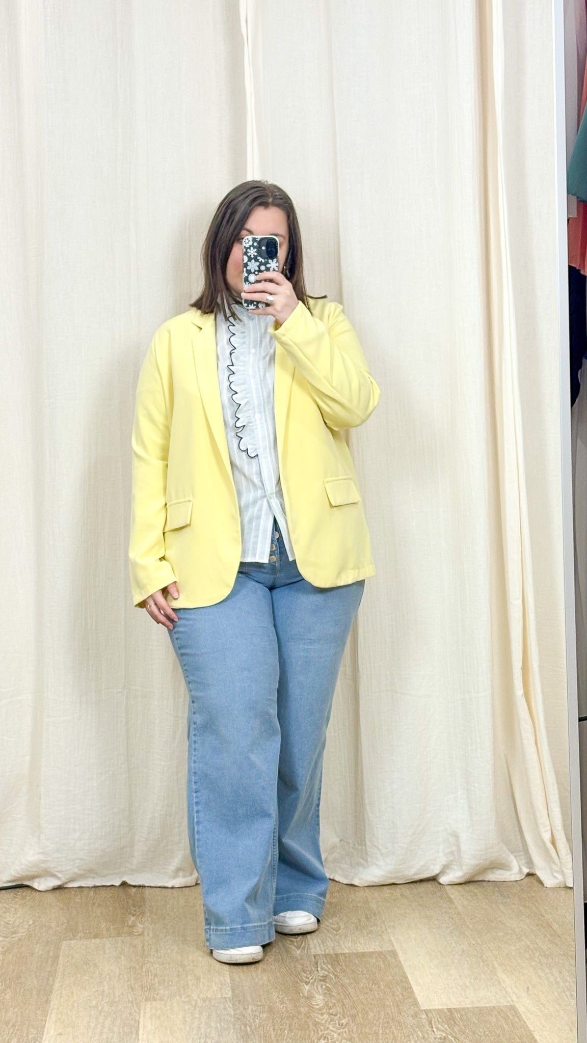 Blazer Luna – Blazer jaune femme