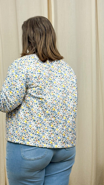 Veste Roseline – Veste fleurie femme