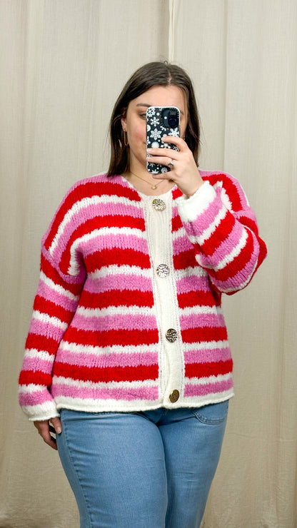 Gilet Malaurie – Gilet rayé femme