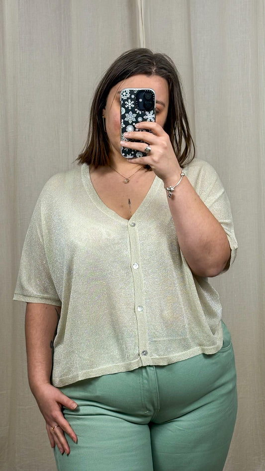 Gilet Opale – Gilet brillant femme