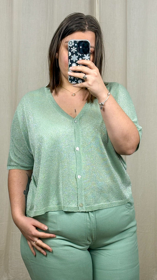 Gilet Opale – Gilet brillant femme