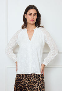 Blouse en broderie anglaise - Blouse Sienna