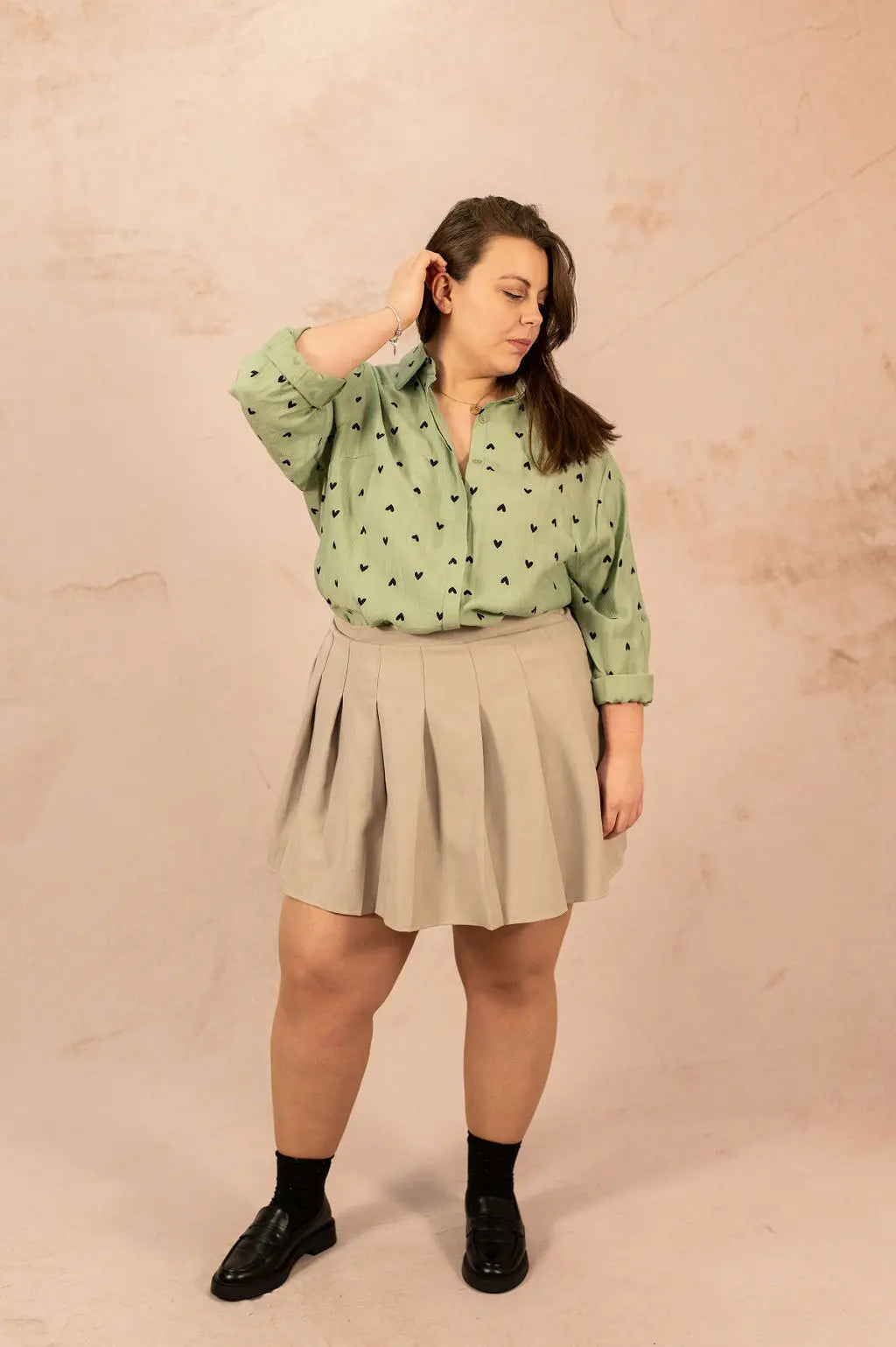 JUPE SHORT BRITNEY - grande taille -  LAÏLLA