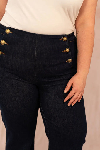 Jeans Oraije wide taille haute - Jeans Victorine - grande taille -  LAÏLLA