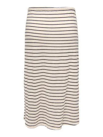 Jupe longue droite motif marinière - Jupe Jana - grande taille -  LAÏLLA