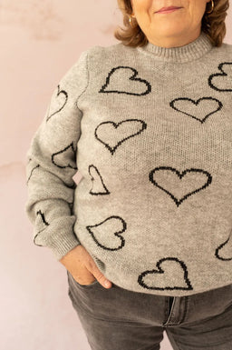 PULL HAPPIE - grande taille -  LAÏLLA