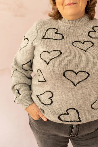 PULL HAPPIE - grande taille -  LAÏLLA