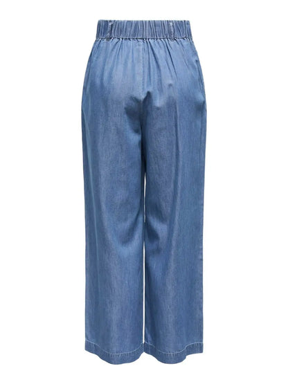 Pantalon fluide à jambes larges - Pantalon Bea - grande taille -  LAÏLLA