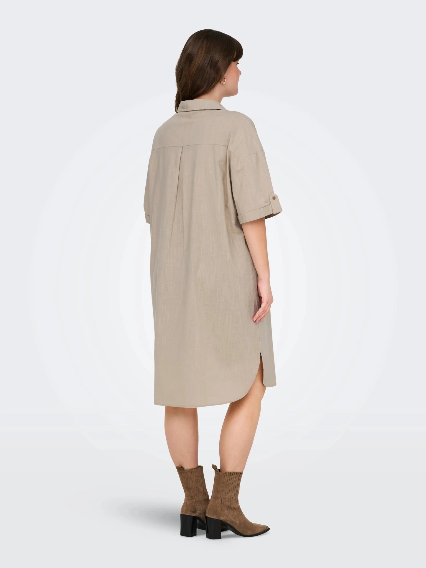 Robe chemise ample en coton - Robe Coco - grande taille -  LAÏLLA