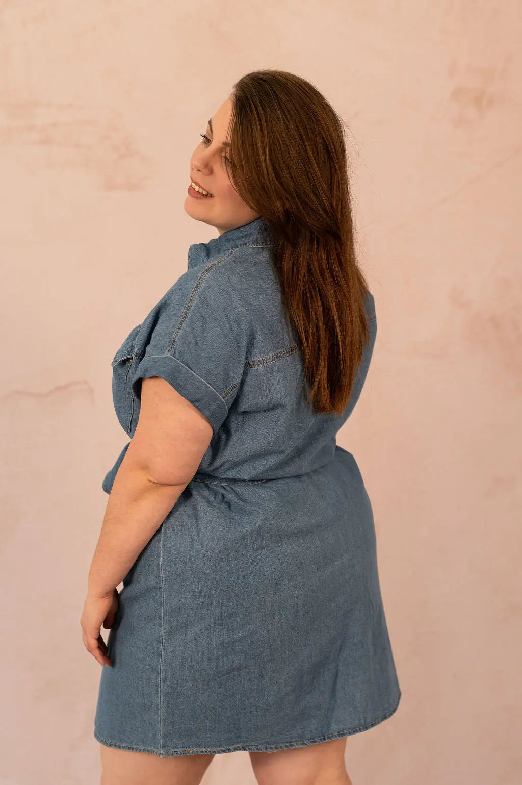 Robe chemise en jean - Robe Notus - grande taille -  LAÏLLA