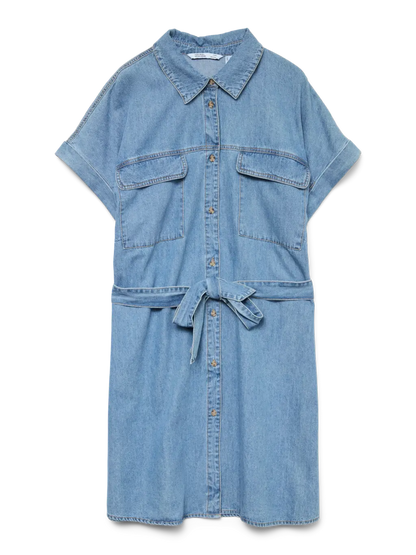 Robe chemise en jean - Robe Notus - grande taille -  LAÏLLA