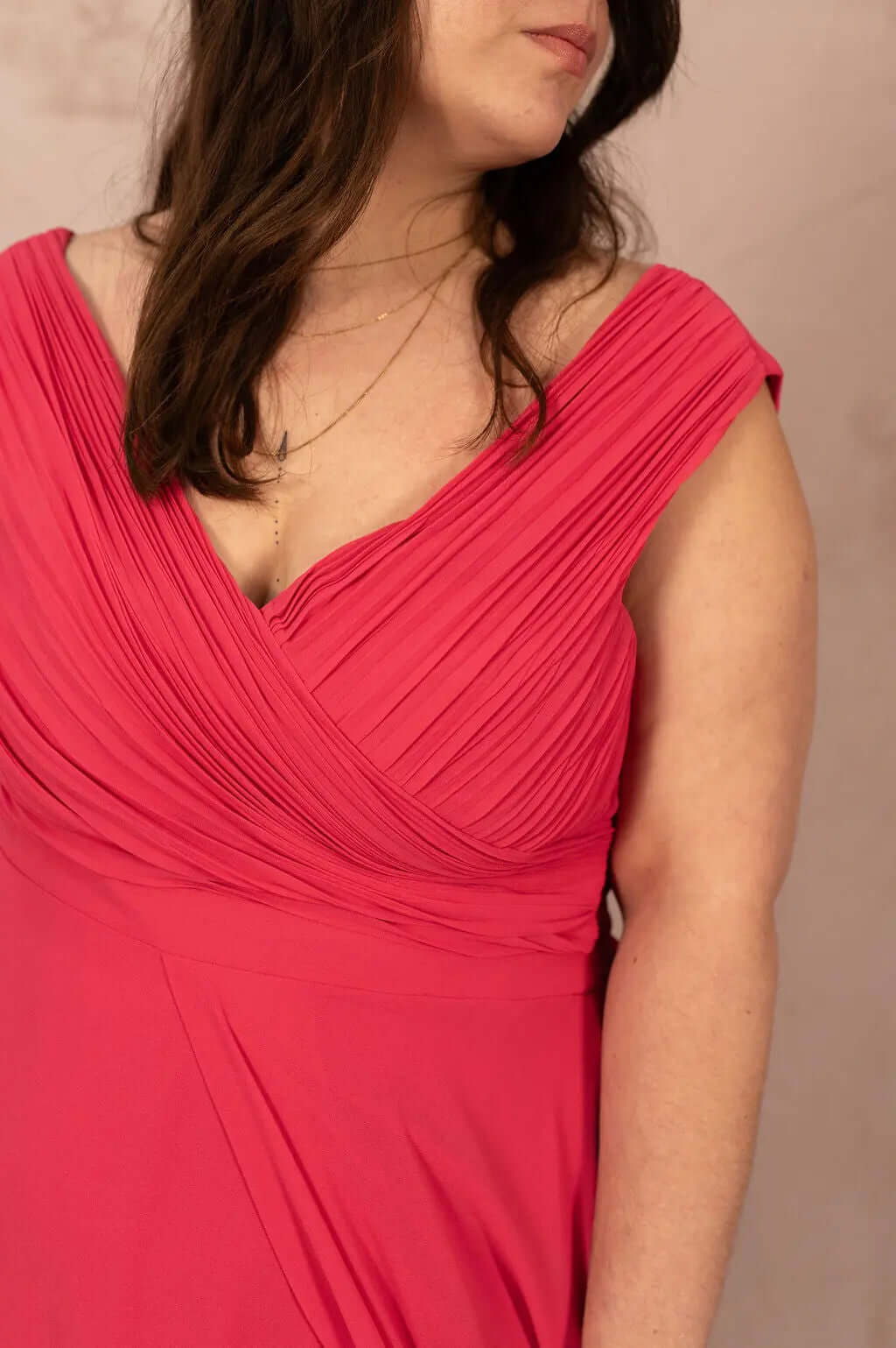 Robe longue avec fente - Robe Opale - grande taille -  LAÏLLA