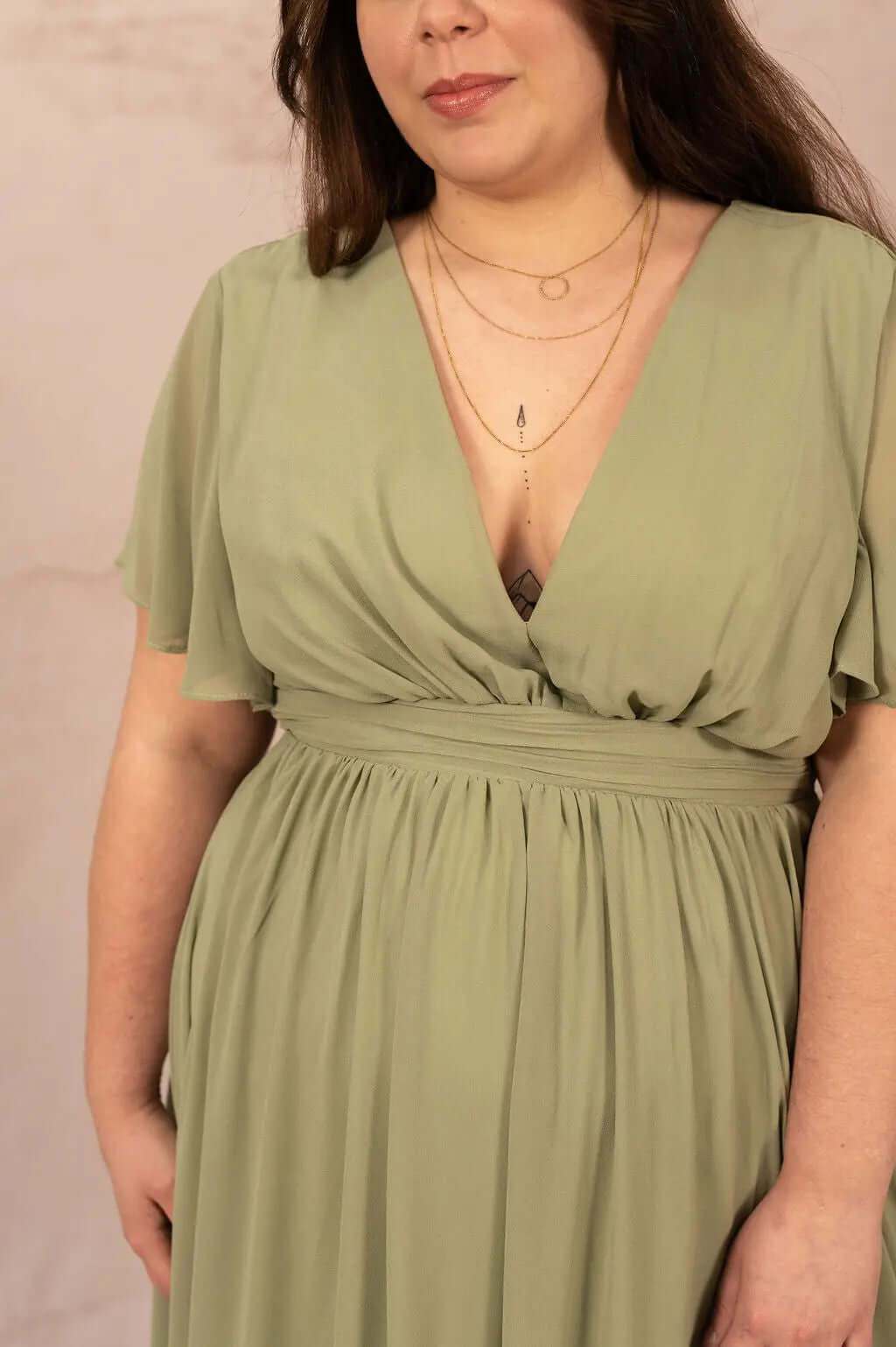 Robe longue en mousseline - Robe Tacha - grande taille -  LAÏLLA