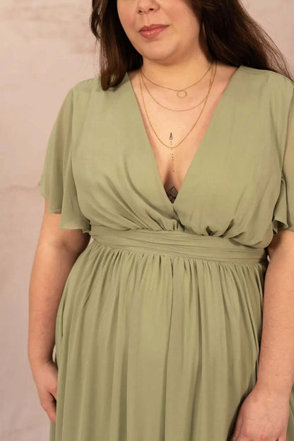 Robe longue en mousseline - Robe Tacha - grande taille -  LAÏLLA