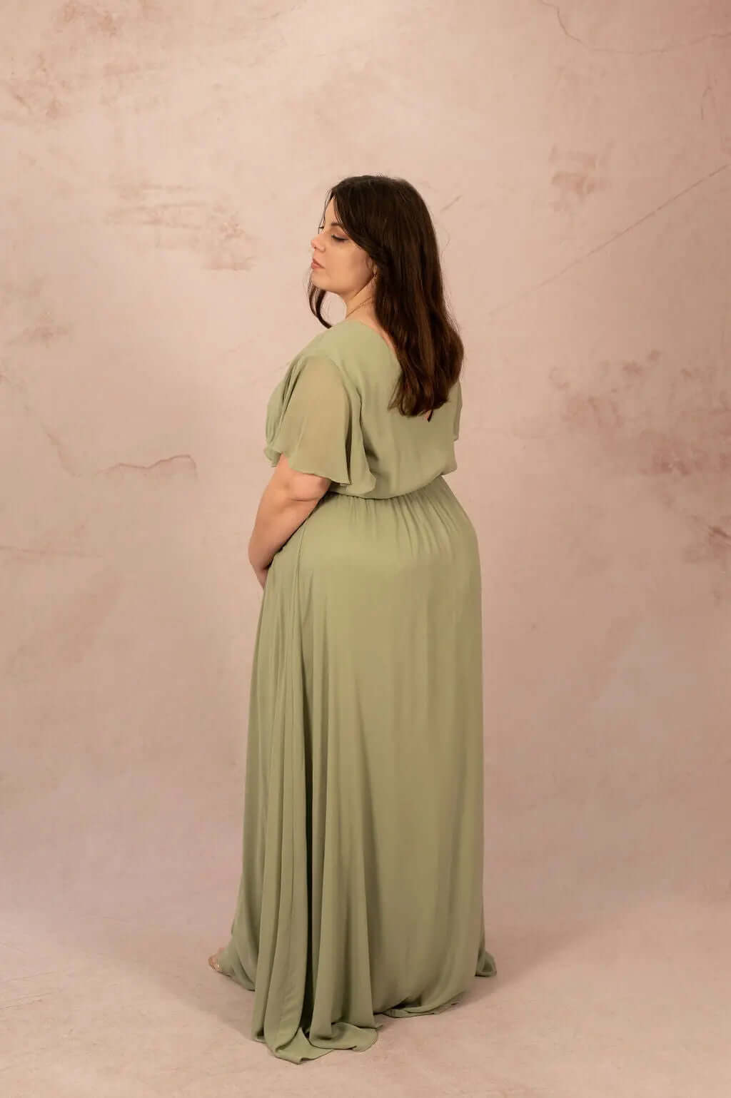 Robe longue en mousseline - Robe Tacha - grande taille -  LAÏLLA