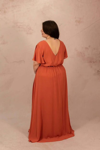 Robe longue en mousseline - Robe Tacha - grande taille -  LAÏLLA