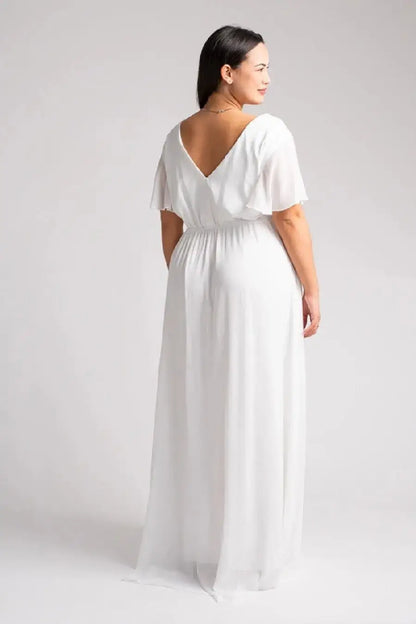 Robe longue fluide en mousseline - Robe Tacha - grande taille -  LAÏLLA
