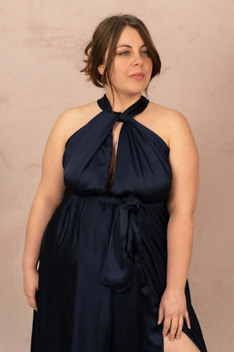 Robe longue multi position - Robe Ysée - grande taille -  LAÏLLA