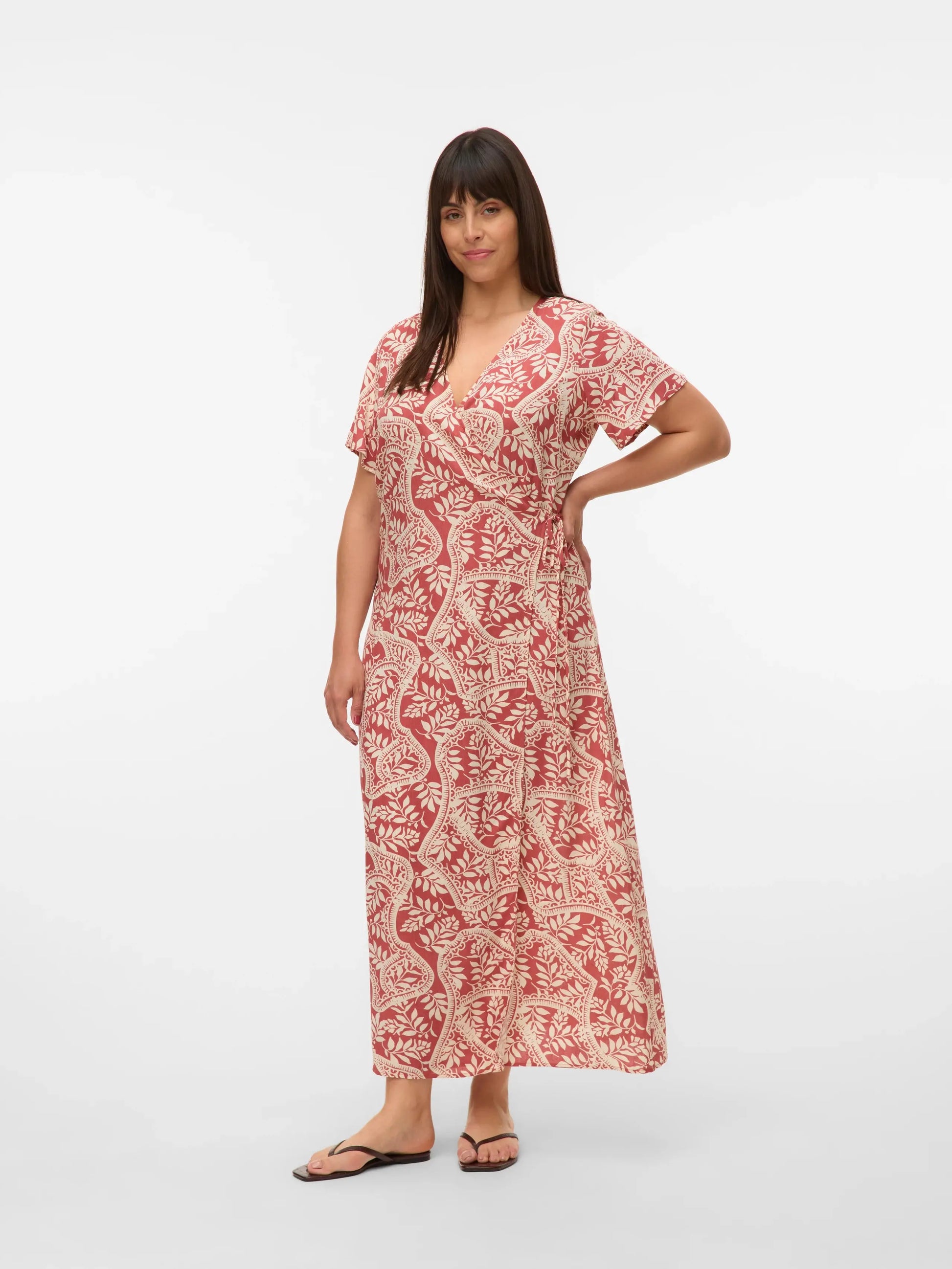 Robe portefeuille à imprimé - Robe Bali - grande taille -  LAÏLLA