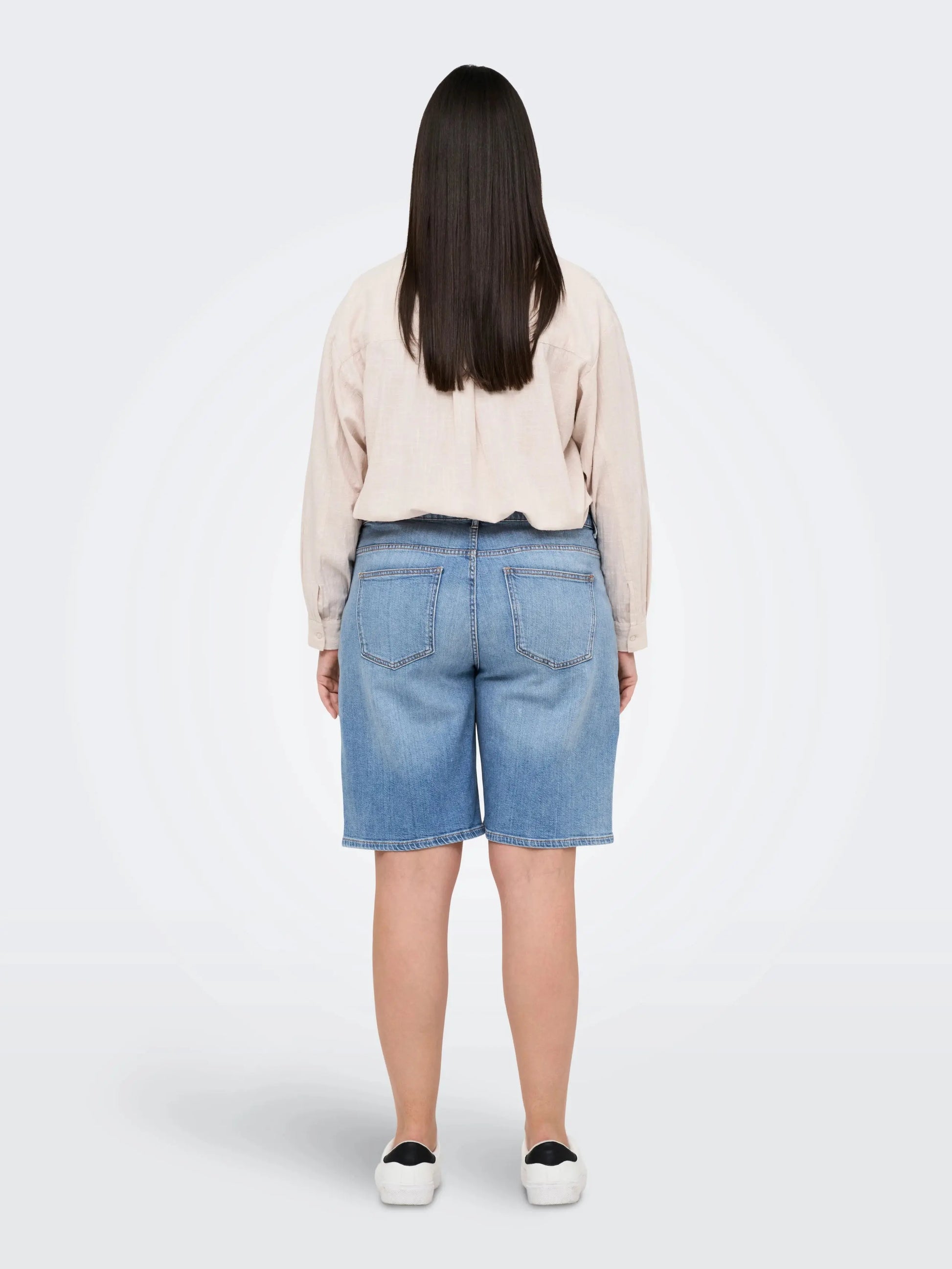 Short long en jeans - Short Sonny - grande taille -  LAÏLLA