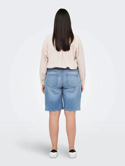 Short long en jeans - Short Sonny - grande taille -  LAÏLLA