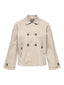 Trench court avec boutons - Trench April - grande taille -  LAÏLLA