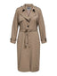 Trench long avec boutons - Trench Chloé - grande taille -  LAÏLLA
