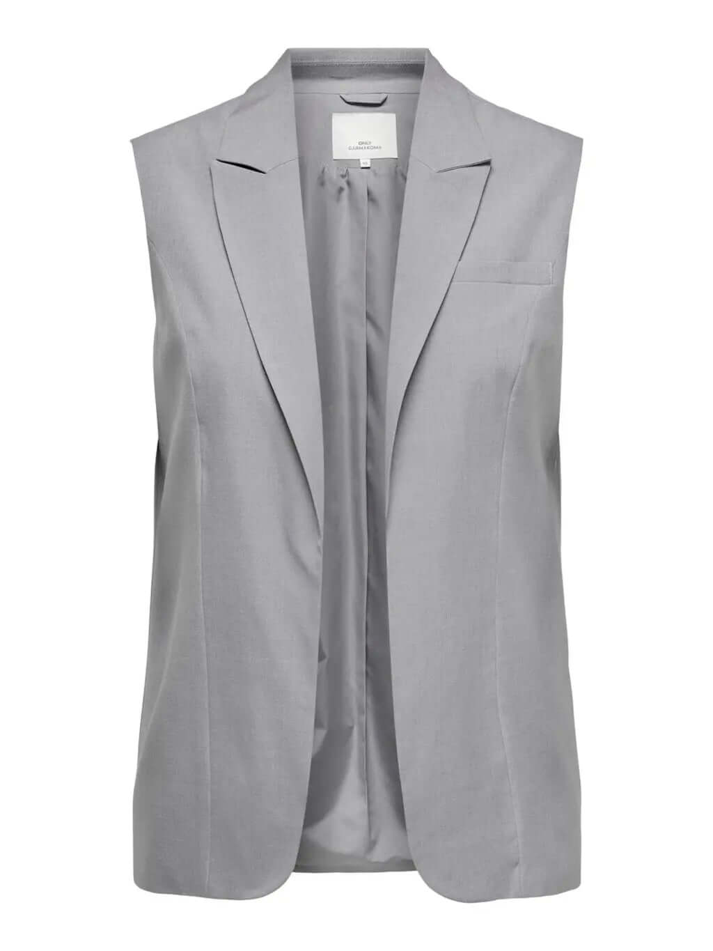 VESTE MARINE - Veste de costume longue sans manches - grande taille -  LAÏLLA