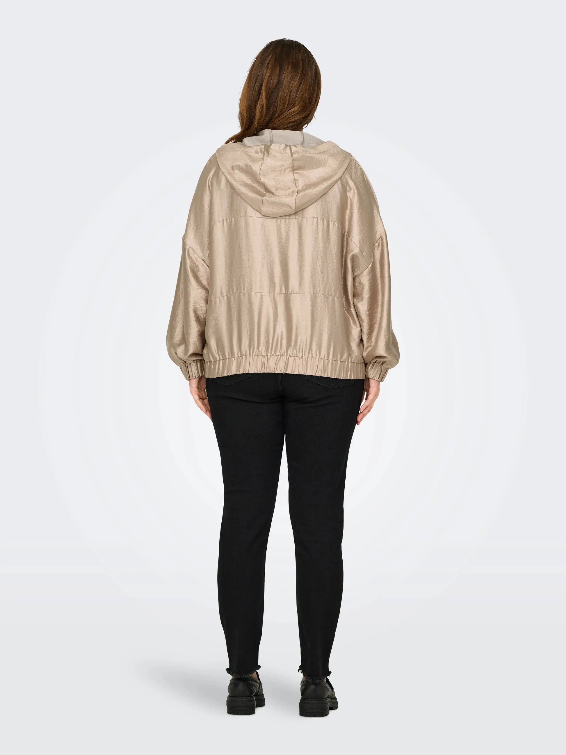 Veste à capuche doré - Veste Grace - grande taille -  LAÏLLA