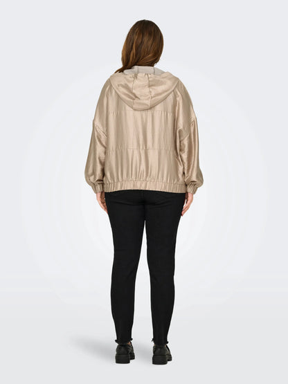 Veste à capuche doré - Veste Grace - grande taille -  LAÏLLA